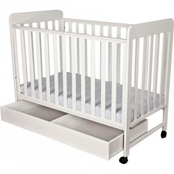 Ліжечко з ящиком MyBaby Zefir, ваніль - Pampik